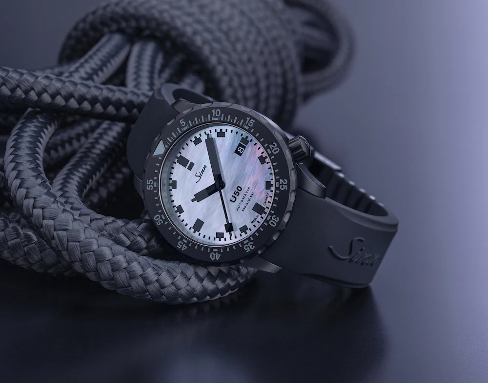 Sinn Watch U50 S Mother of Pearl S Silicone Black Limited Edition - Image 5
