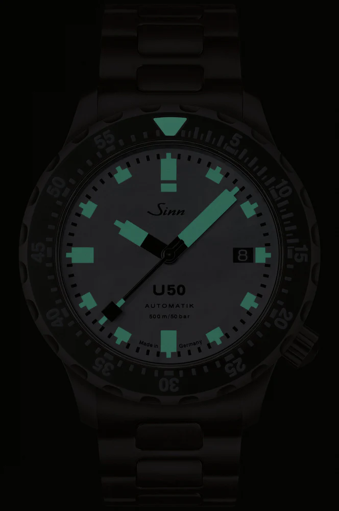 Sinn Watch U50 S Mother of Pearl S Silicone Red Limited Edition - Image 4