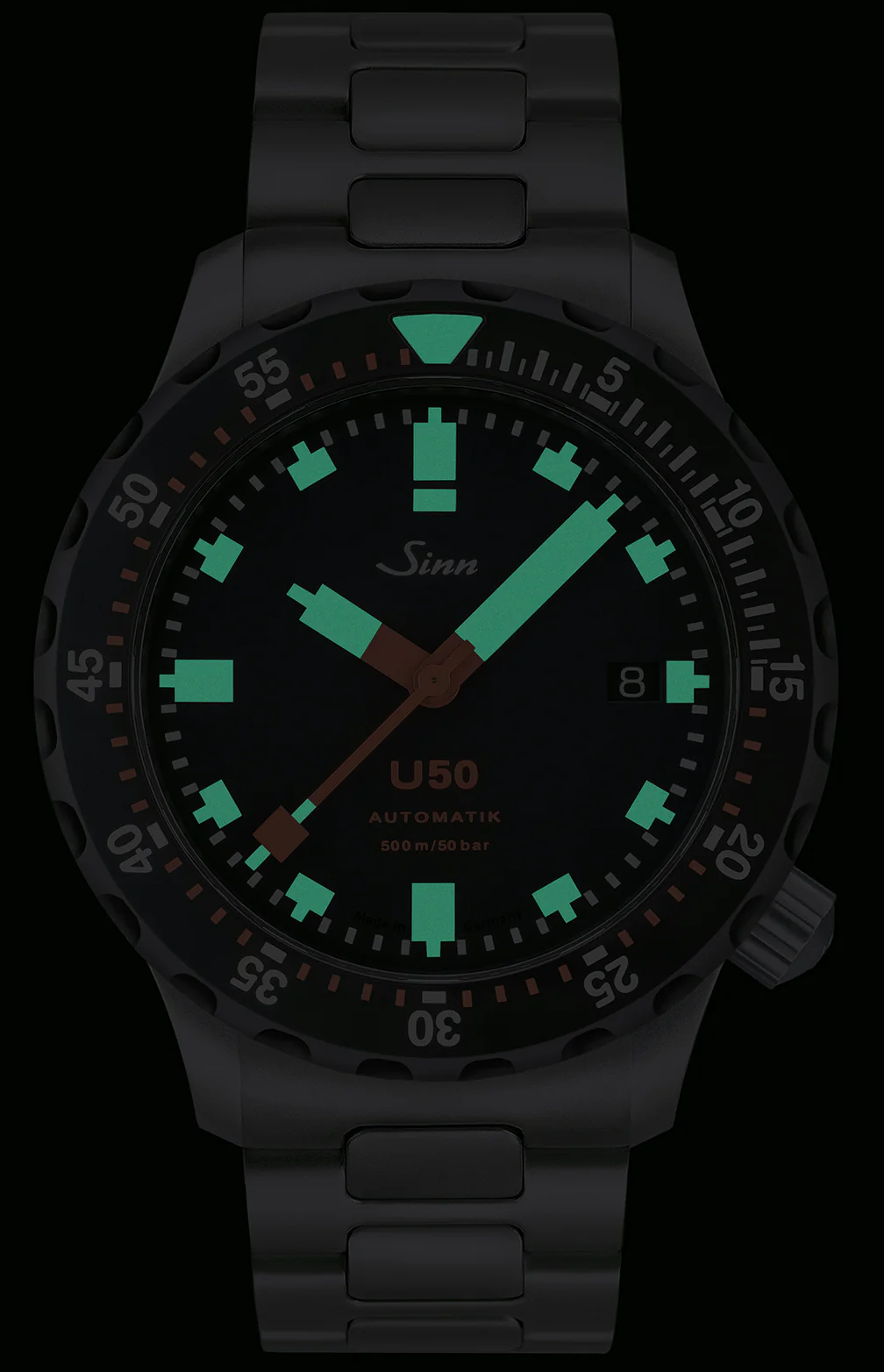 Sinn U50 SDR Silicone Red Watch - Image 2