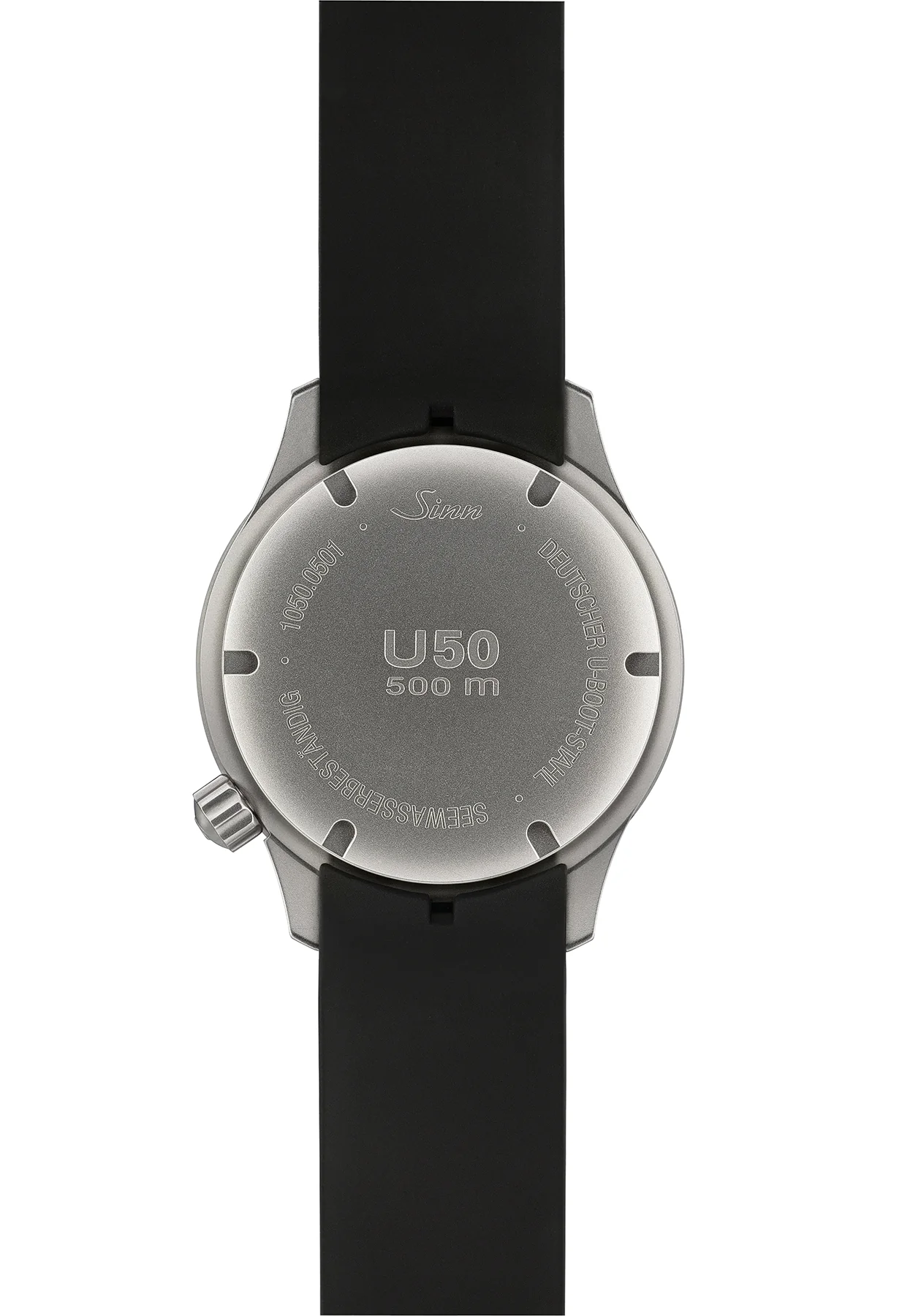 Sinn U50 SDR Silicone White Watch - Image 3