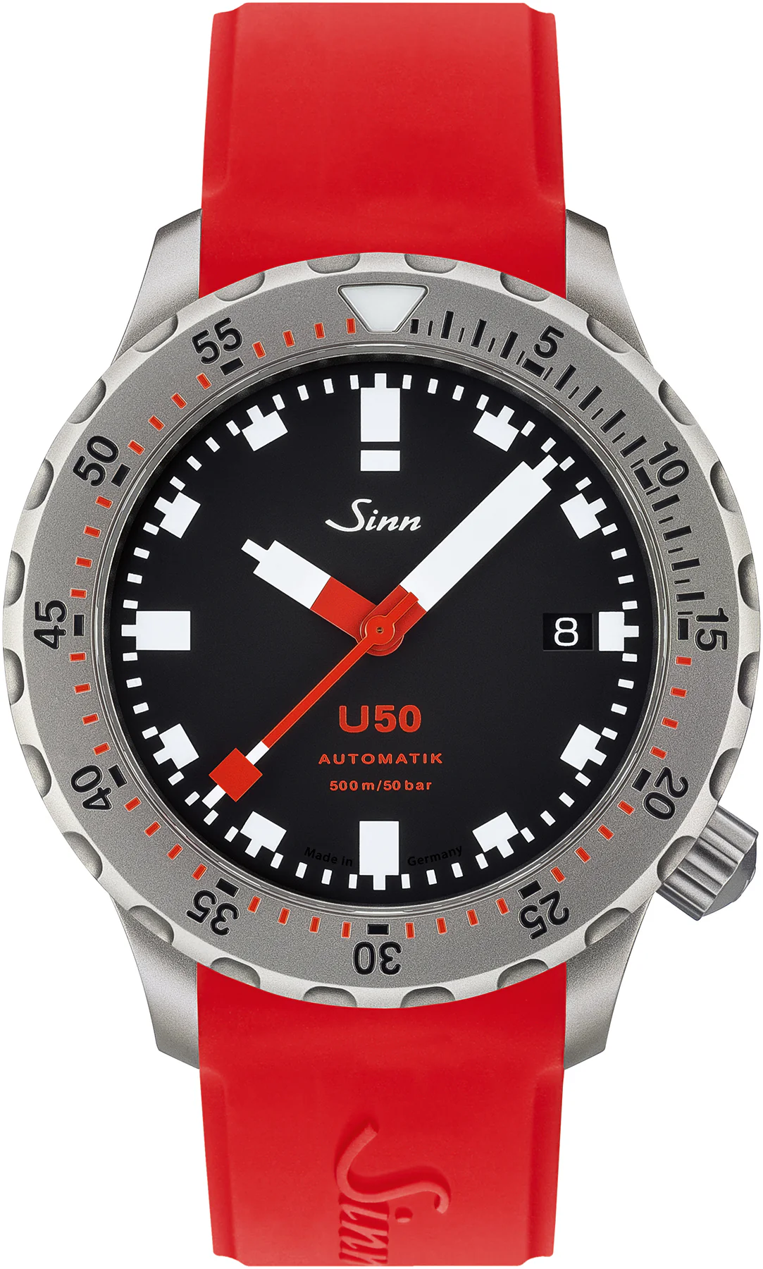 Sinn U50 Silicone Red Watch