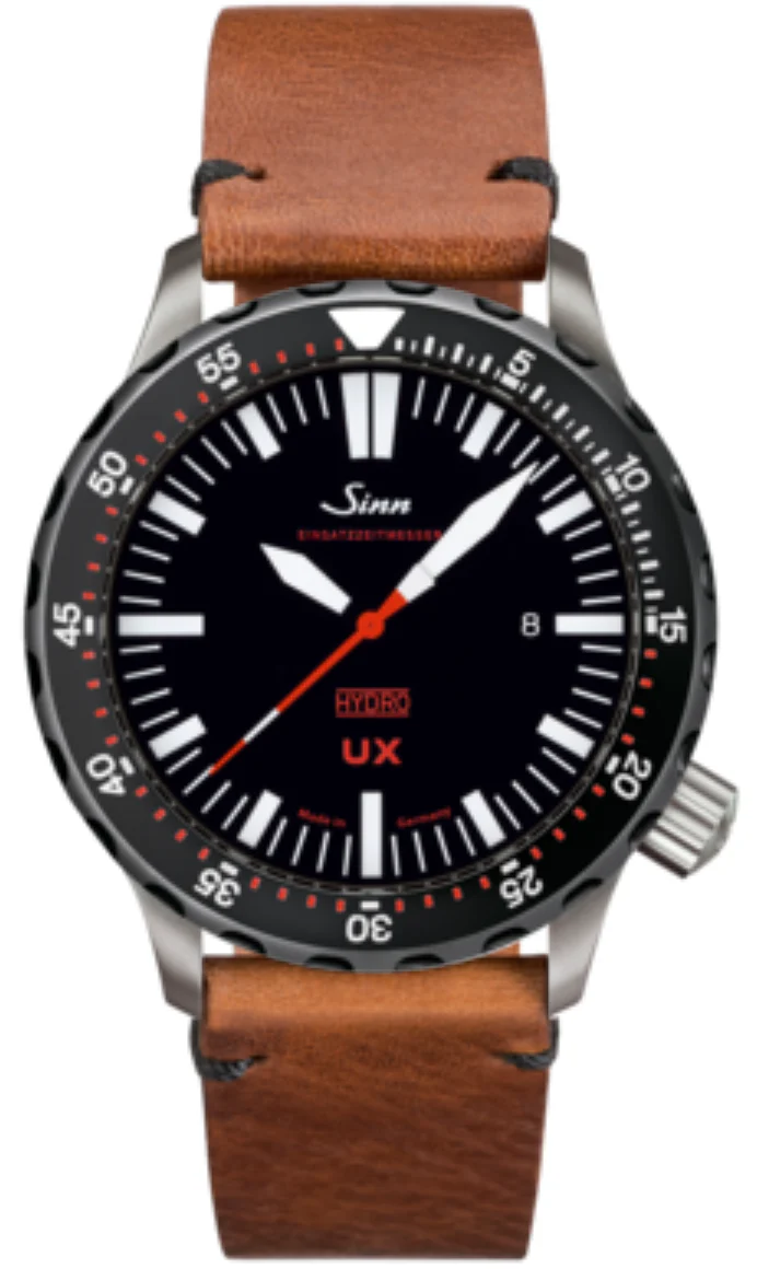 Sinn UX SDR EZM 2B Vintage Cowhide Brown Watch