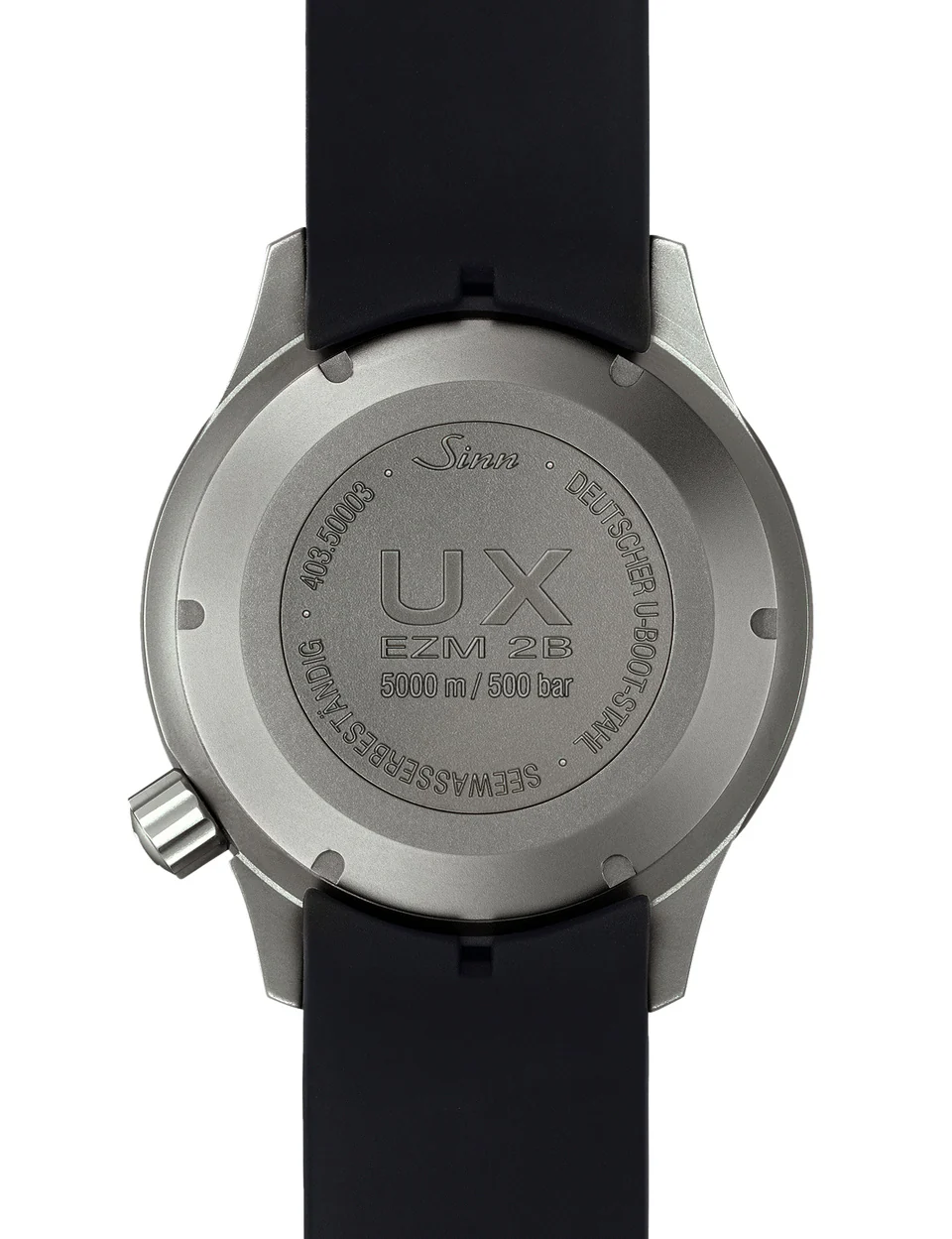 Sinn UX SDR EZM 2B Vintage Cowhide Brown Watch - Image 3