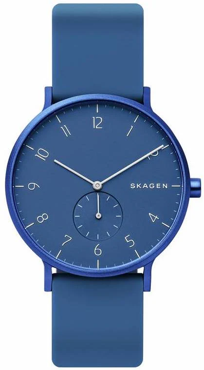 Skagen Watch Aaren Kulor Blue Silicone