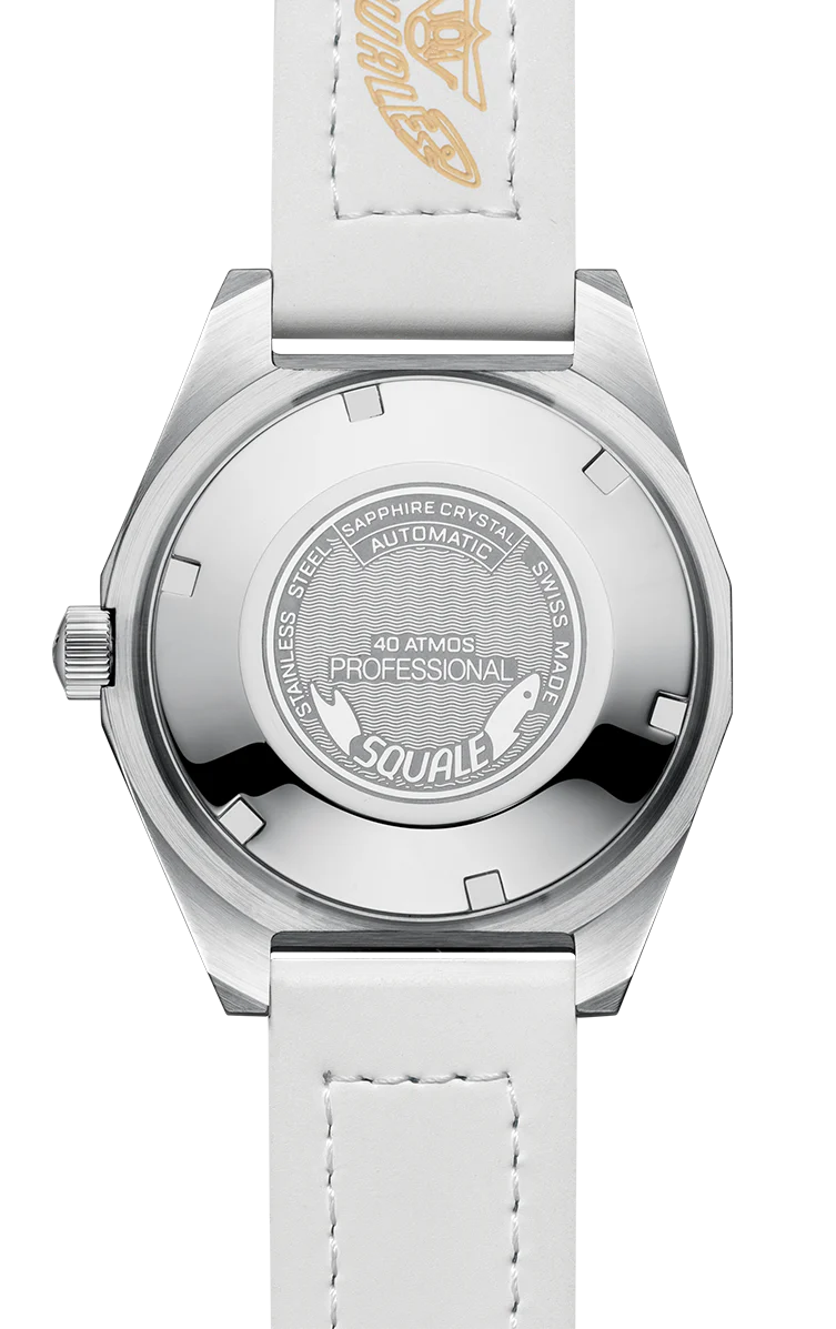 Squale Matic S Light Blue HydroLeather Watch - Image 2