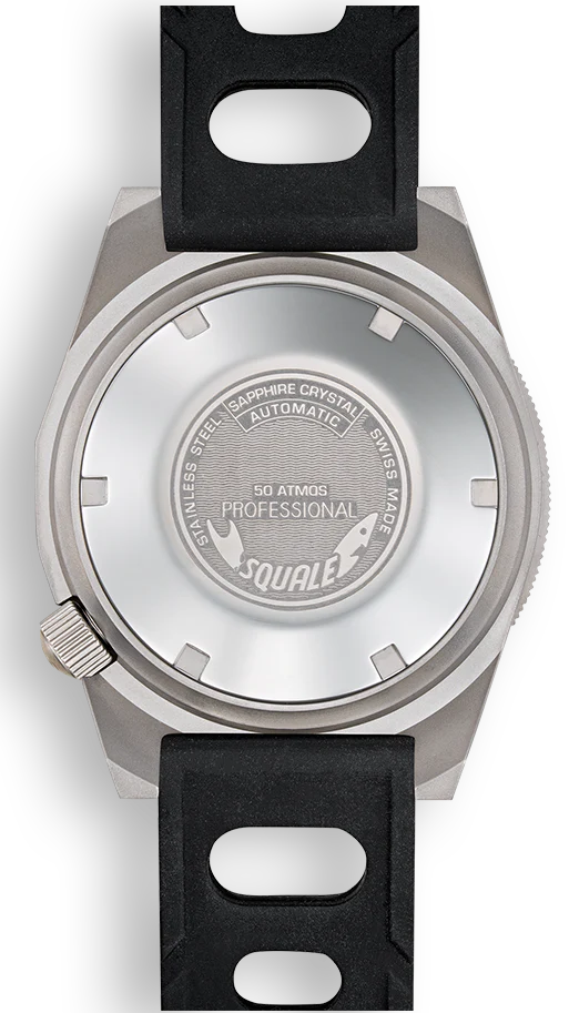 Squale Watch 1521 Blue Blasted Rubber - Image 2