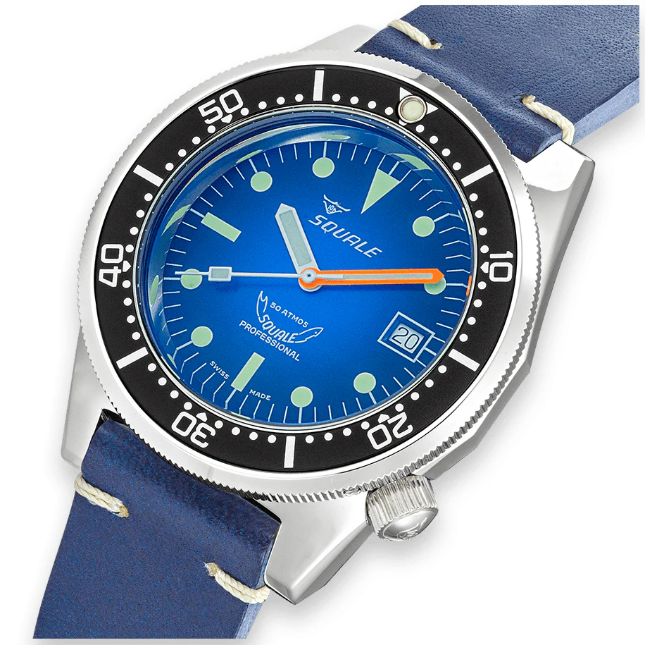Squale 1521 Blue Ray Watch - Image 3