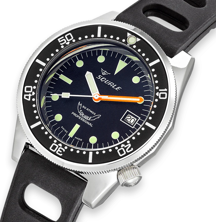Squale Watch 1521 Classic Rubber - Image 3