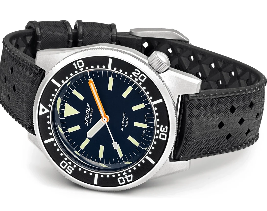 Squale 1521 Militaire Steel Blasted Rubber Watch - Image 4