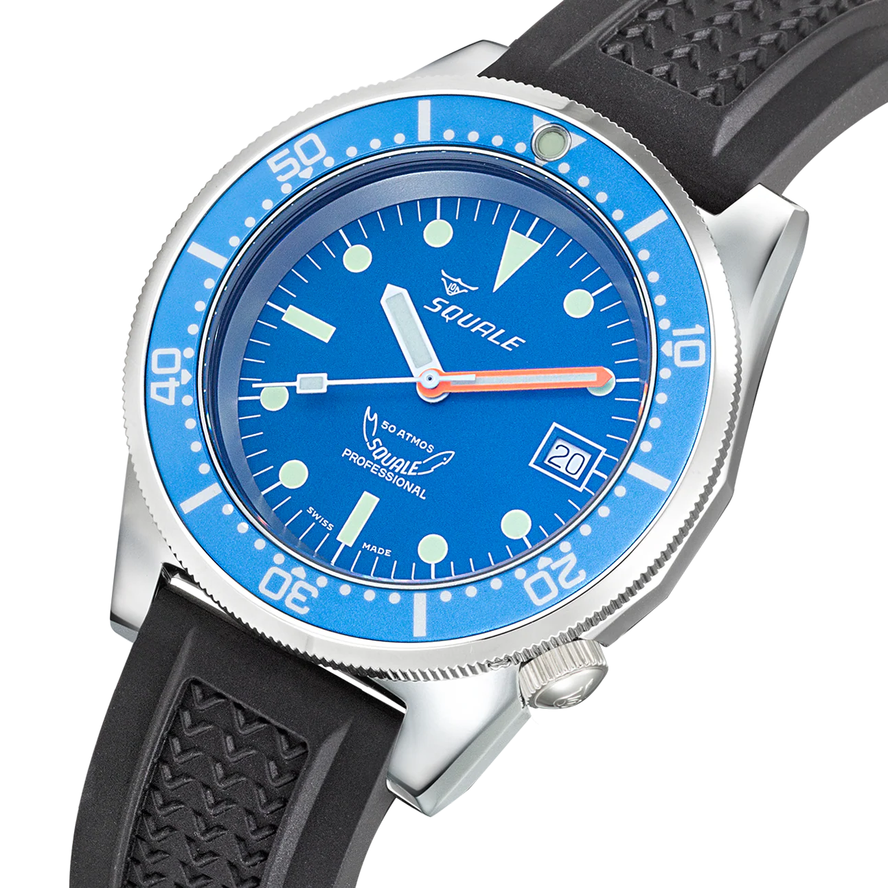 Squale 1521 Ocean Rubber Watch - Image 3