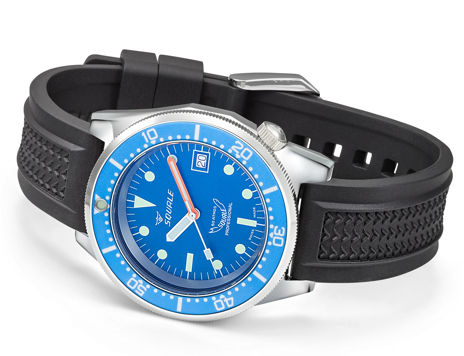 Squale 1521 Ocean Rubber Watch - Image 4