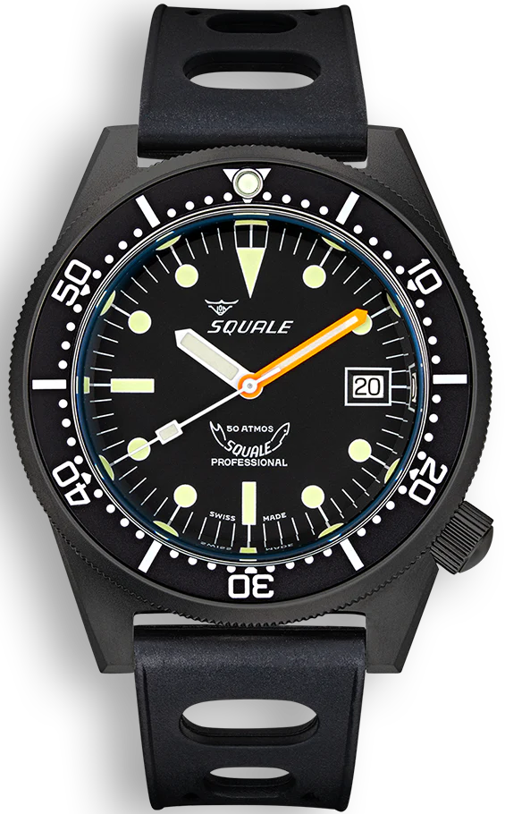 Squale Watch 1521 PVD Rubber