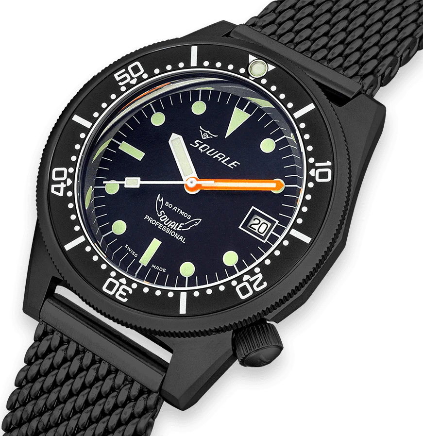 Squale 1521 PVD Mesh Watch - Image 3