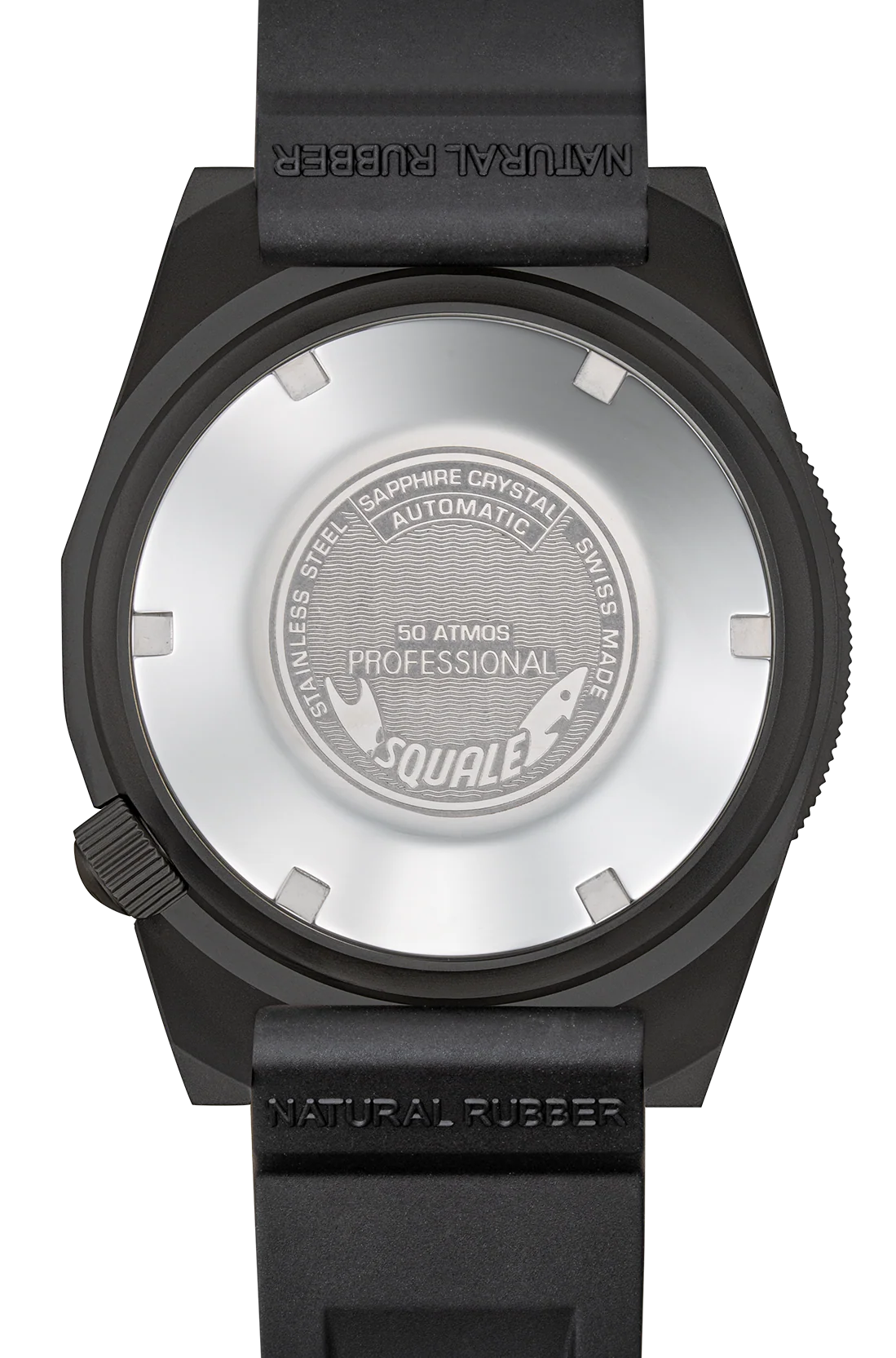 Squale 1521 PVD Rubber Watch - Image 2