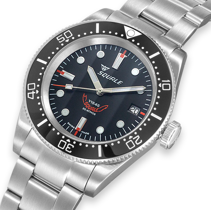 Squale 1545 Black Bracelet Watch - Image 3