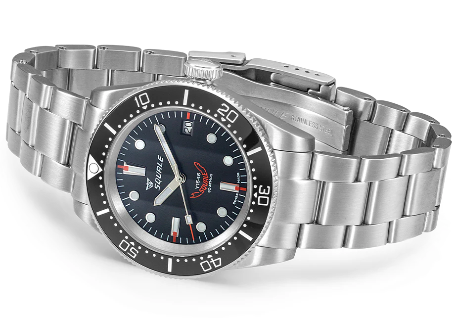 Squale 1545 Black Bracelet Watch - Image 4