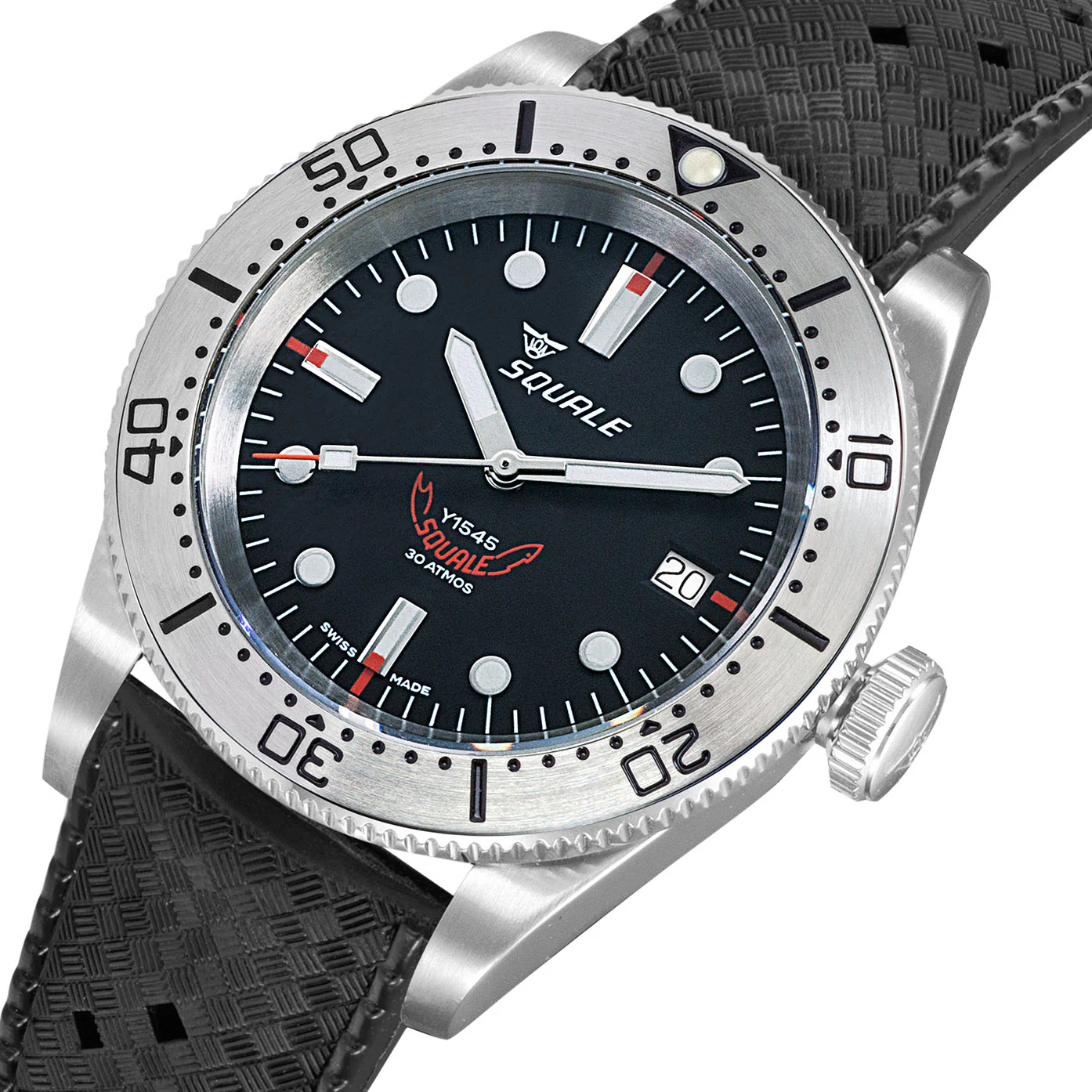 Squale 1545 Steel Black Watch - Image 3