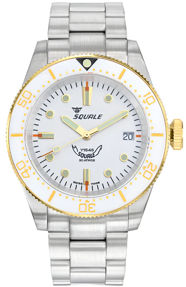 Squale 1545 White Bracelet Watch