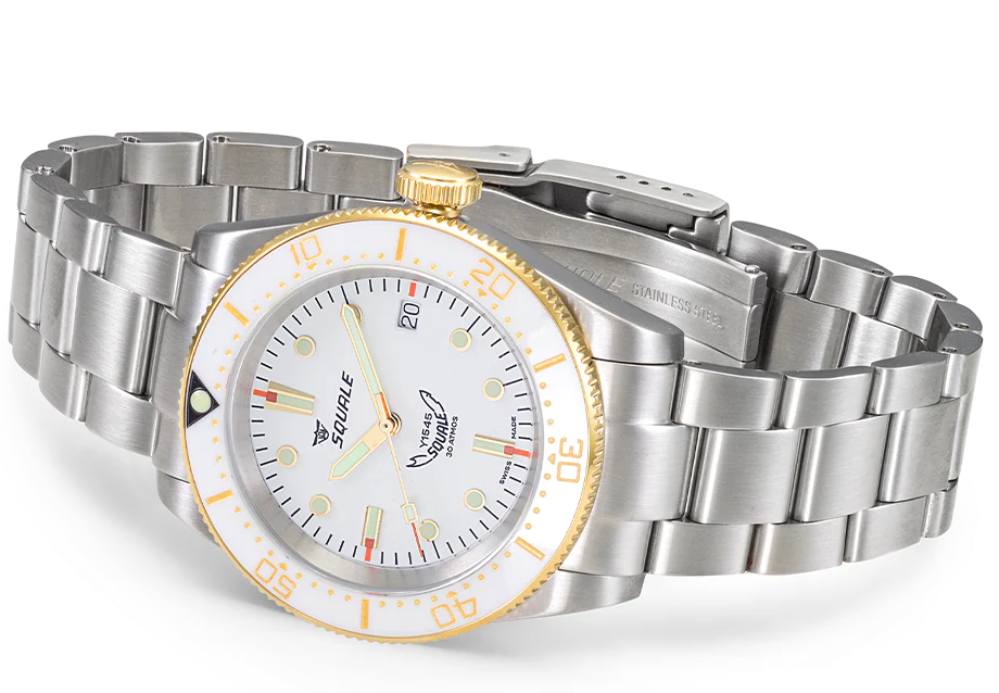 Squale 1545 White Bracelet Watch - Image 3