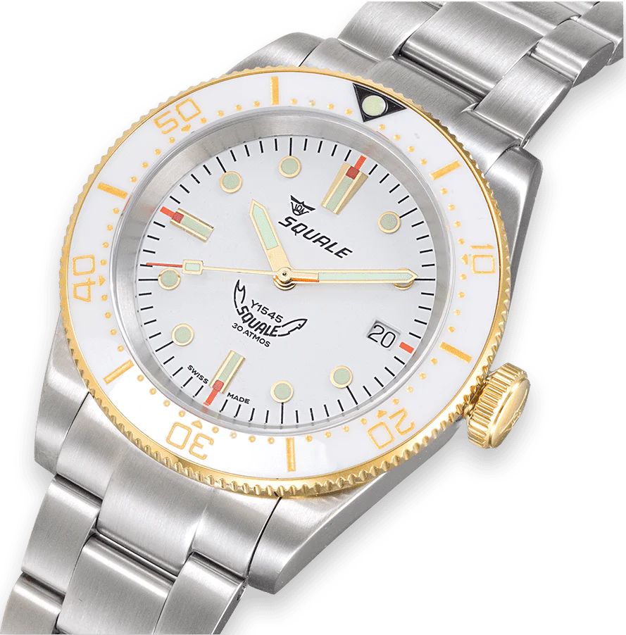 Squale 1545 White Bracelet Watch - Image 4