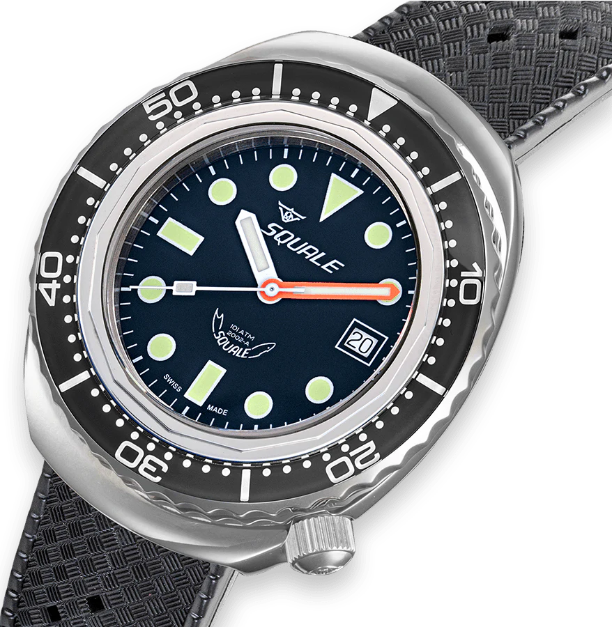 Squale 2002 Black Round Dots Watch - Image 3