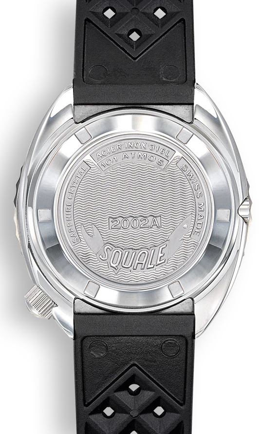 Squale 2002 Blue Rubber Watch - Image 4