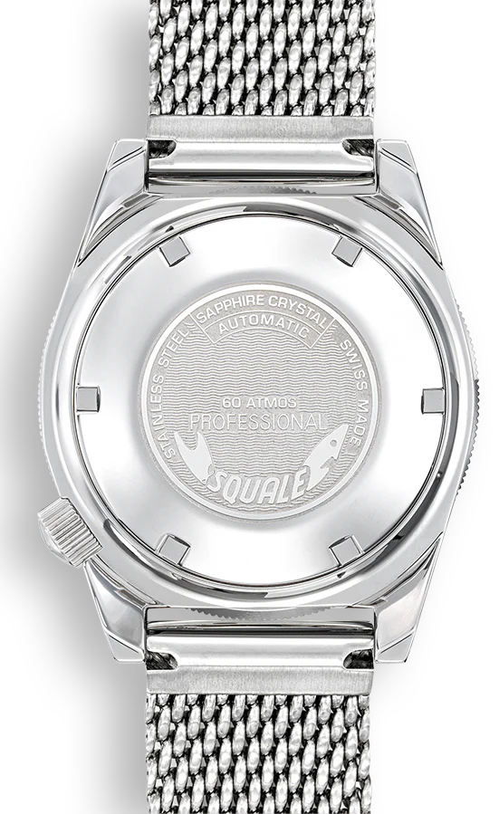Squale Matic Chocolate Mesh Watch - Image 2