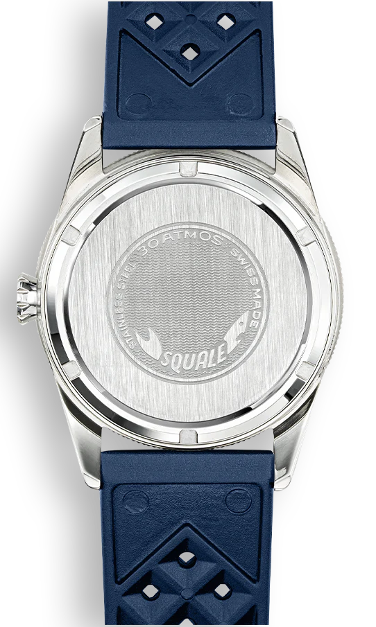 Squale SUB-39 Super Blue Rubber Watch - Image 2