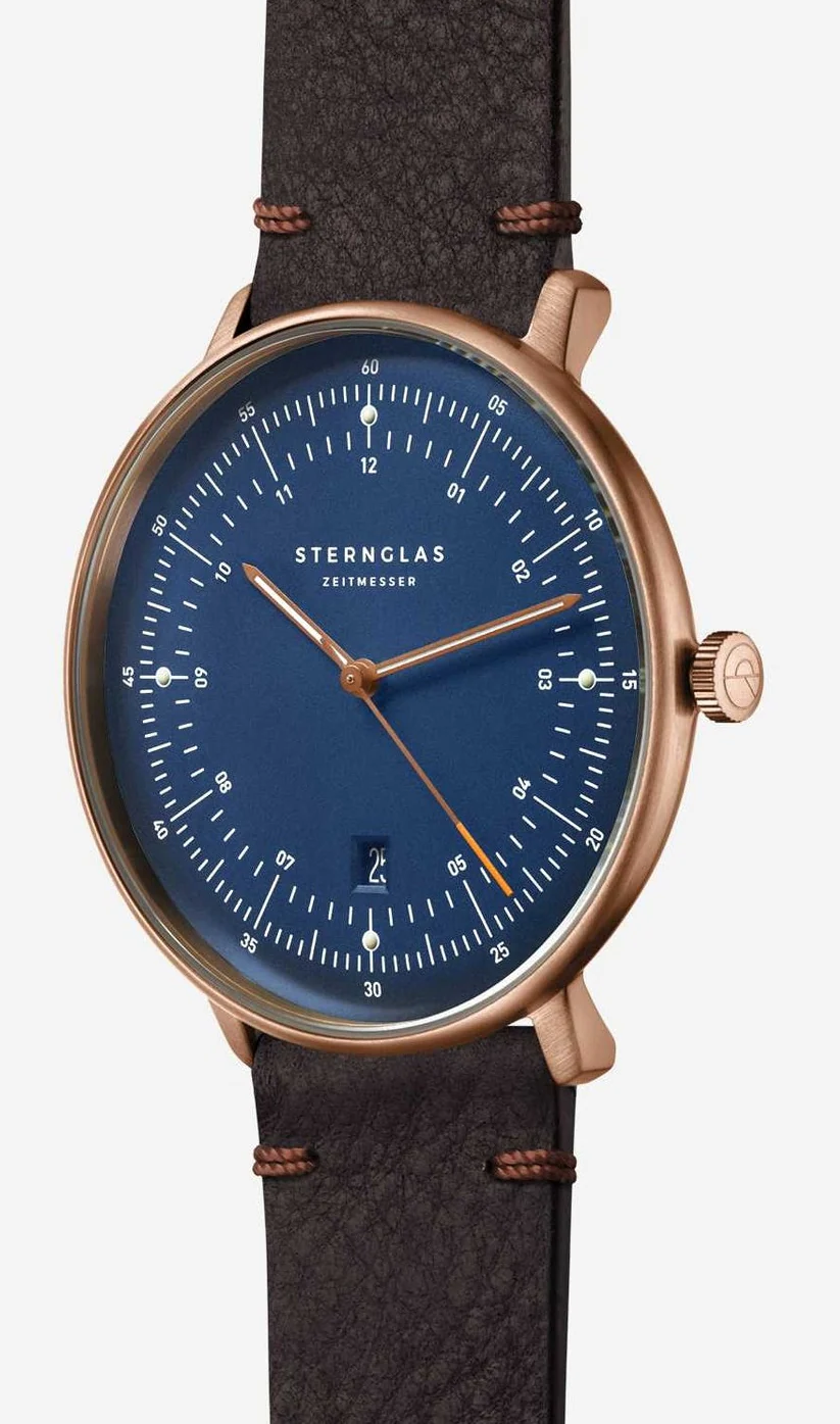 Sternglas Hamburg Blue Bronze Watch - Image 2