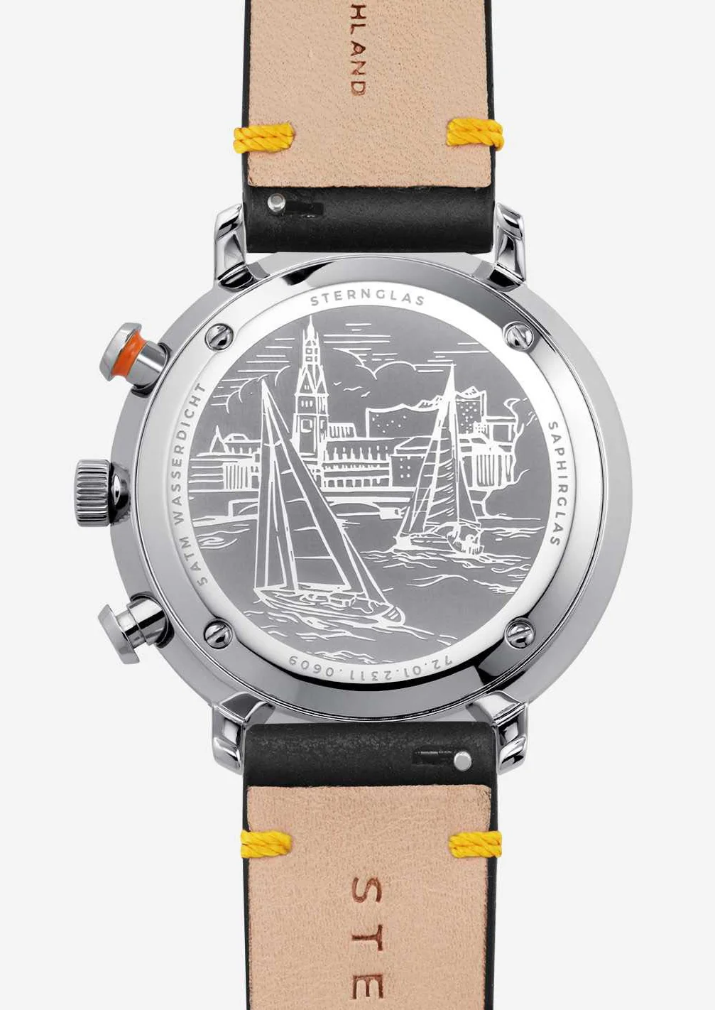 Sternglas Hamburg Chrono Regatta White Watch - Image 4