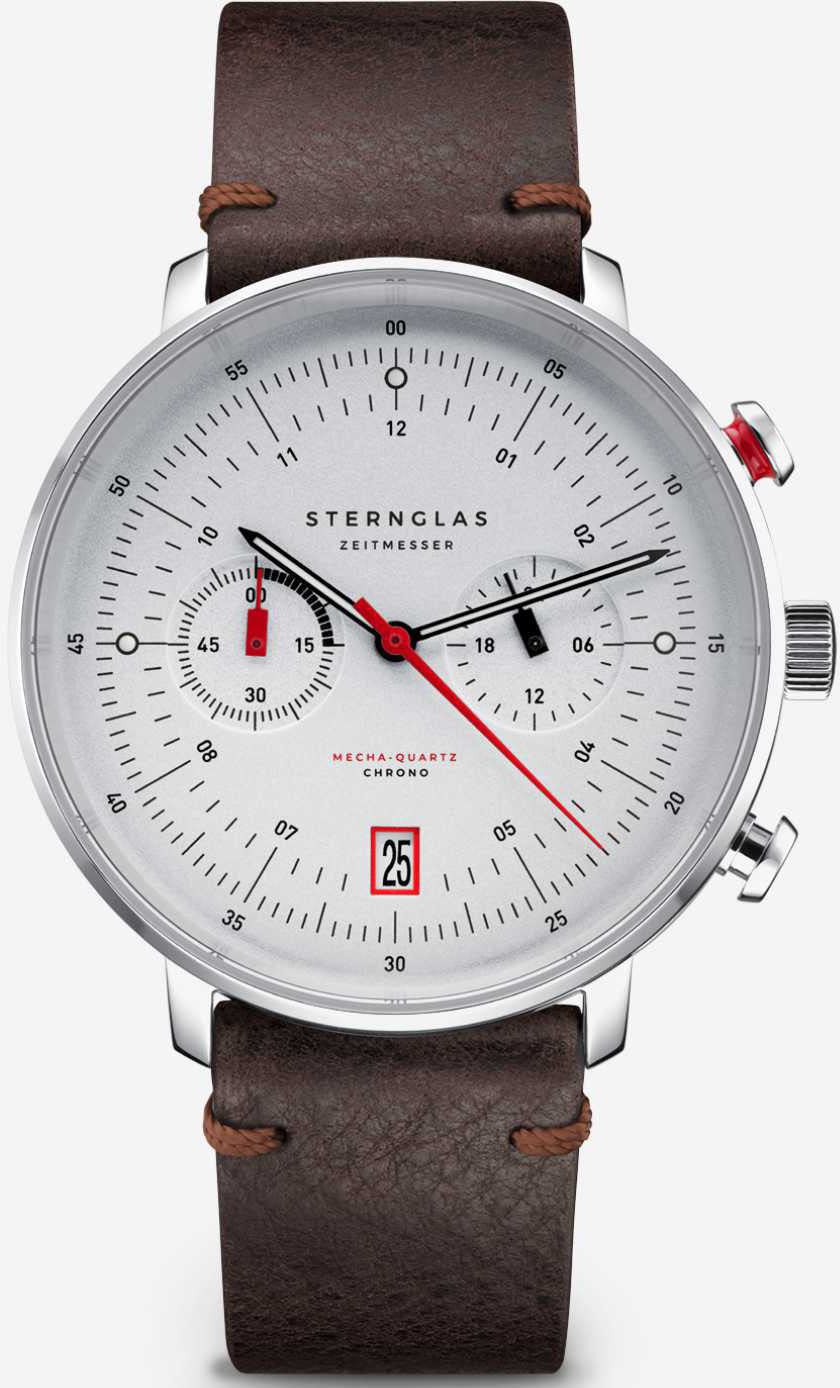 Sternglas Hamburg Chrono Silver Watch