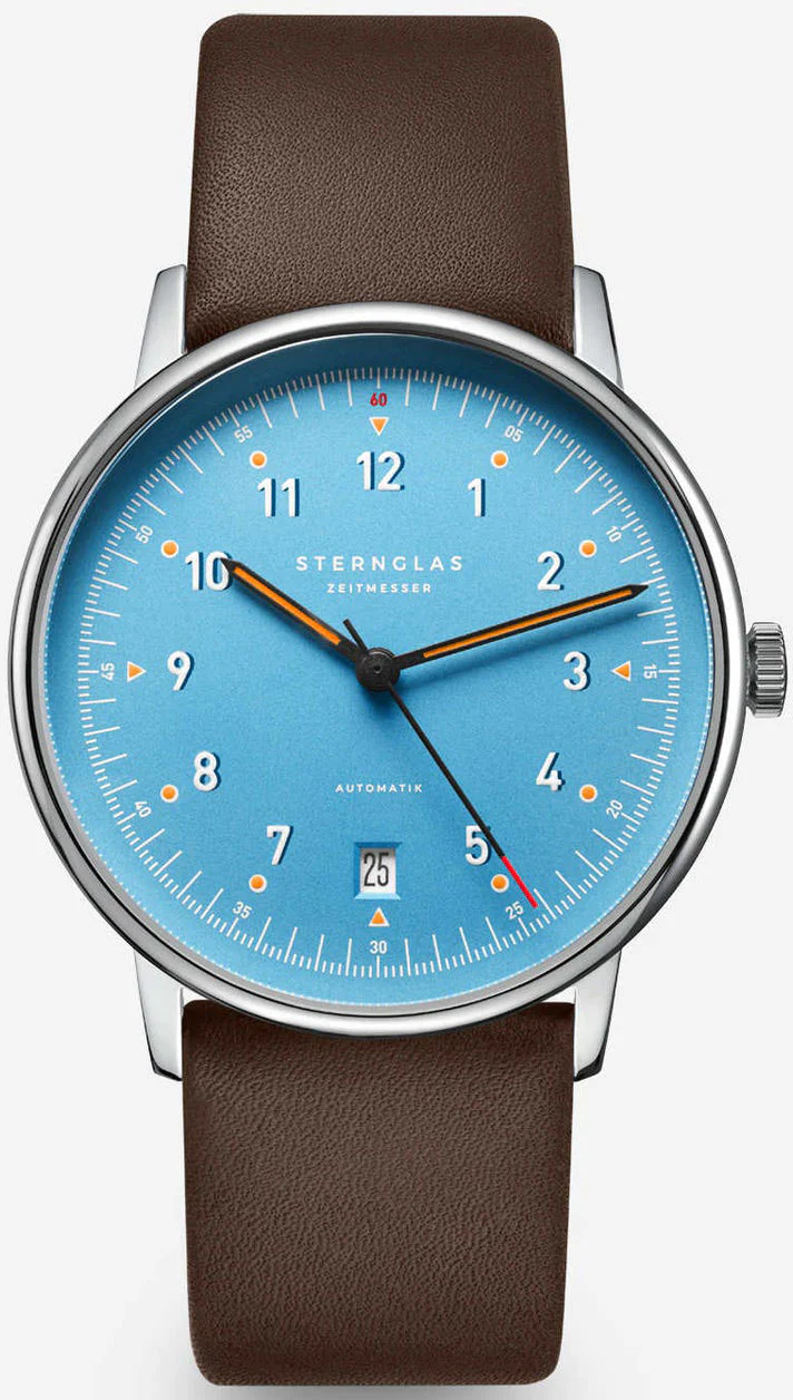Sternglas Lumatik Automatic Light Blue Watch