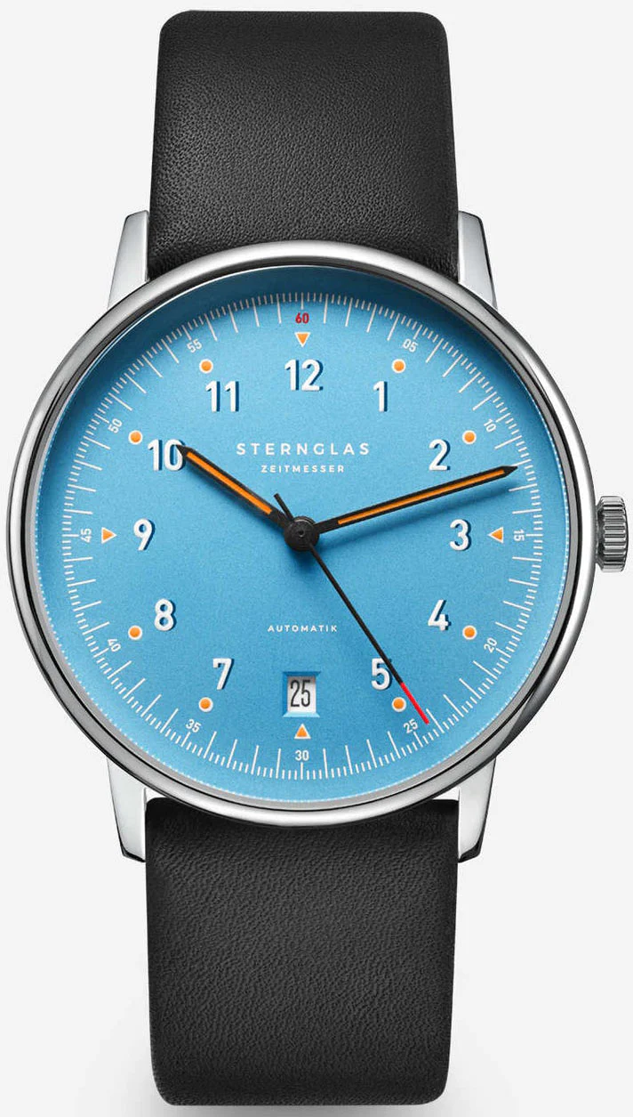 Sternglas Lumatik Automatic Light Blue Watch