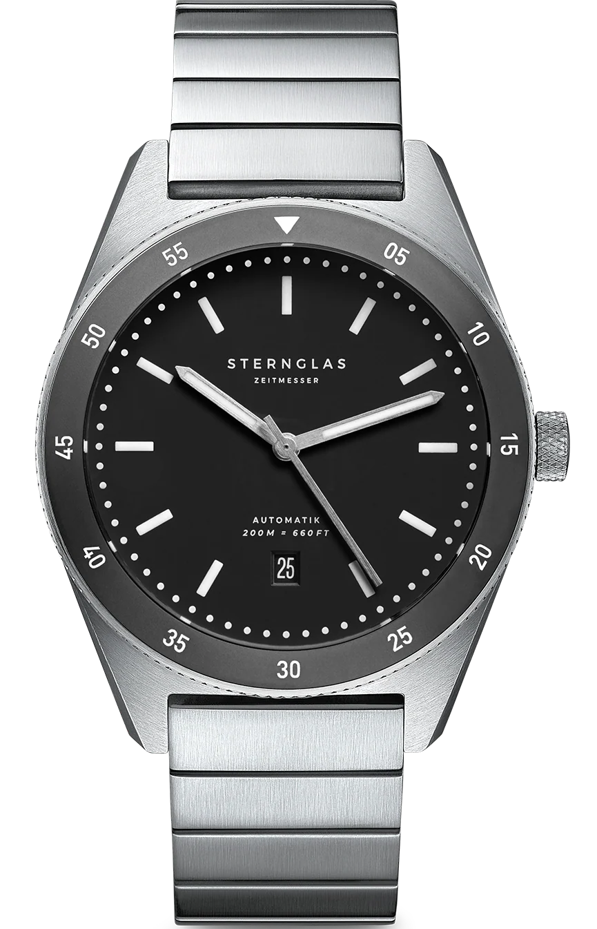 Sternglas Watch Marus Automatic Black Steel
