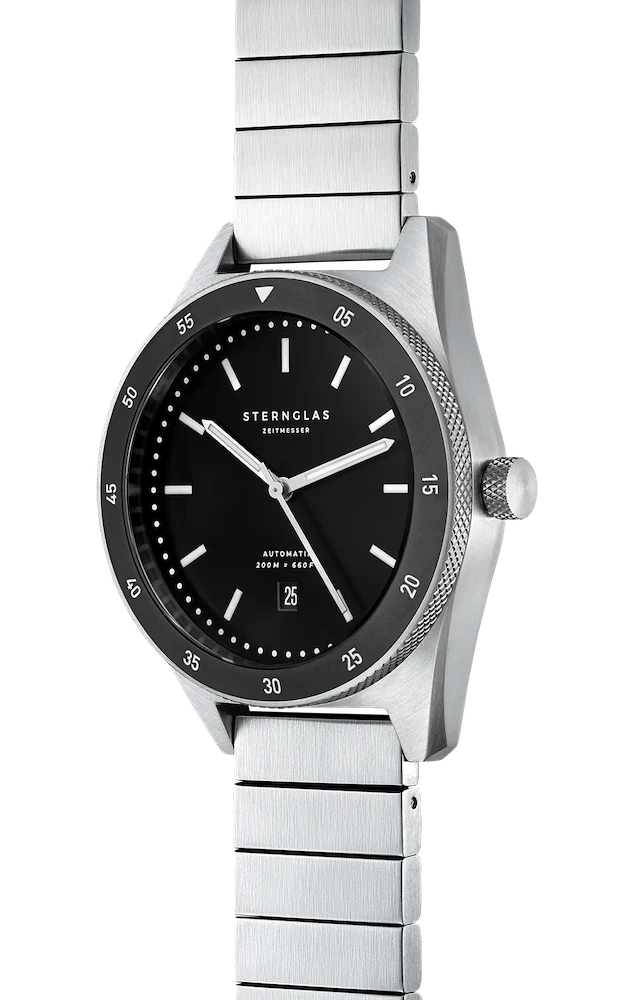 Sternglas Watch Marus Automatic Black Steel - Image 2