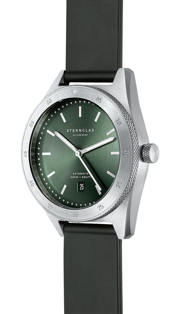 Sternglas Watch Marus Automatic Green Rubber - Image 3