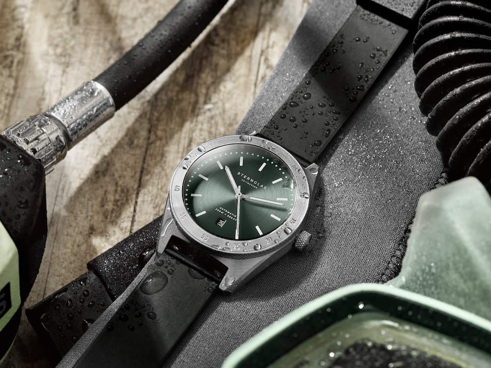 Sternglas Watch Marus Automatic Green Rubber - Image 5