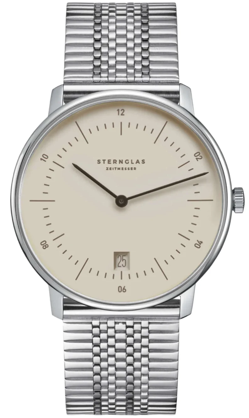 Sternglas Naos Light Brown Superslim Watch