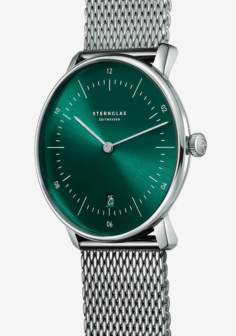 Sternglas Naos Sunburst Green Watch - Image 2
