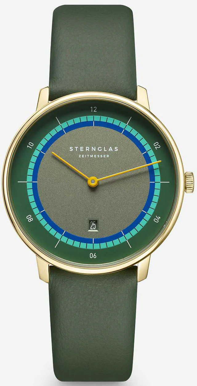 Sternglas Naos XS Edition Argo Dark Green  Watch