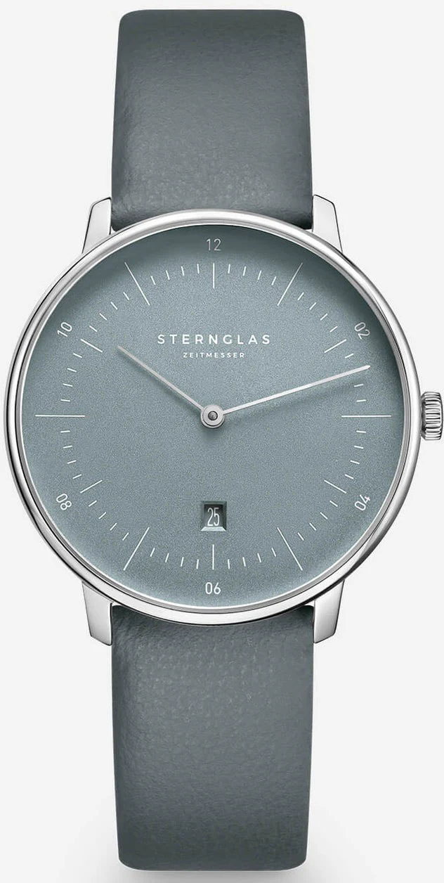 Sternglas Naos XS Edition Flora Ice Blue Watch