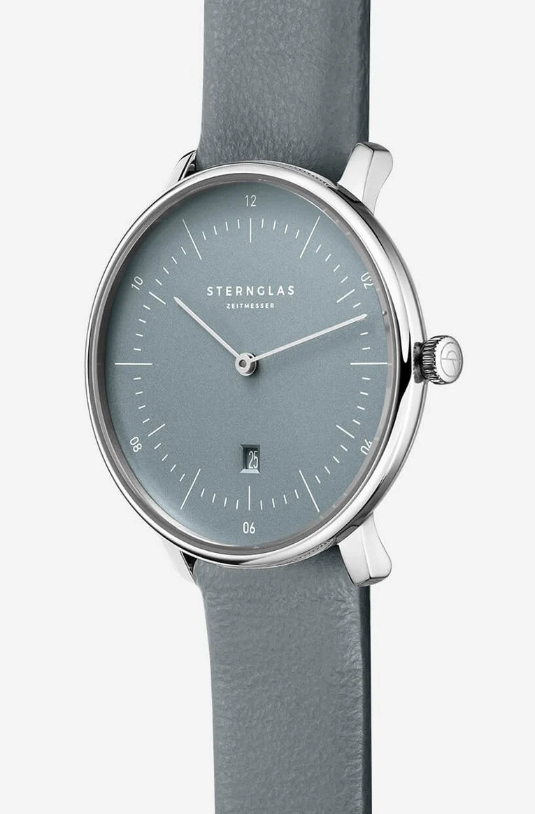 Sternglas Naos XS Edition Flora Ice Blue Watch - Image 2