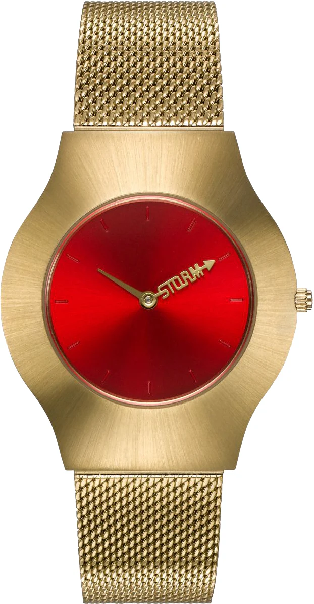 Storm Watch New Ion Mesh Gold Red
