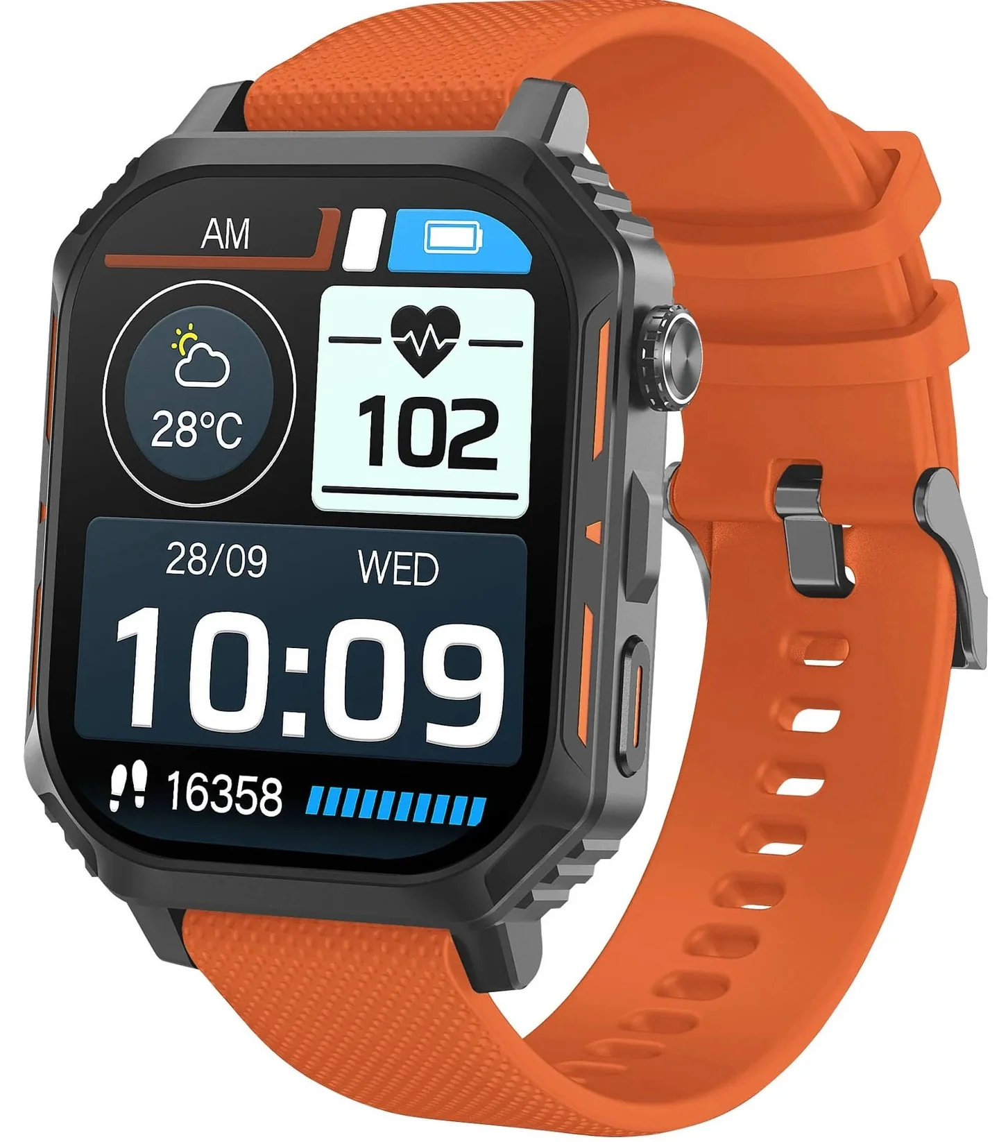 Storm S-Max Orange Silicon Smart Watch - Image 2