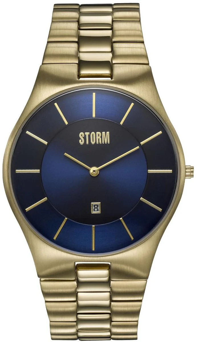 Storm Slim-X XL Gold Blue Watch