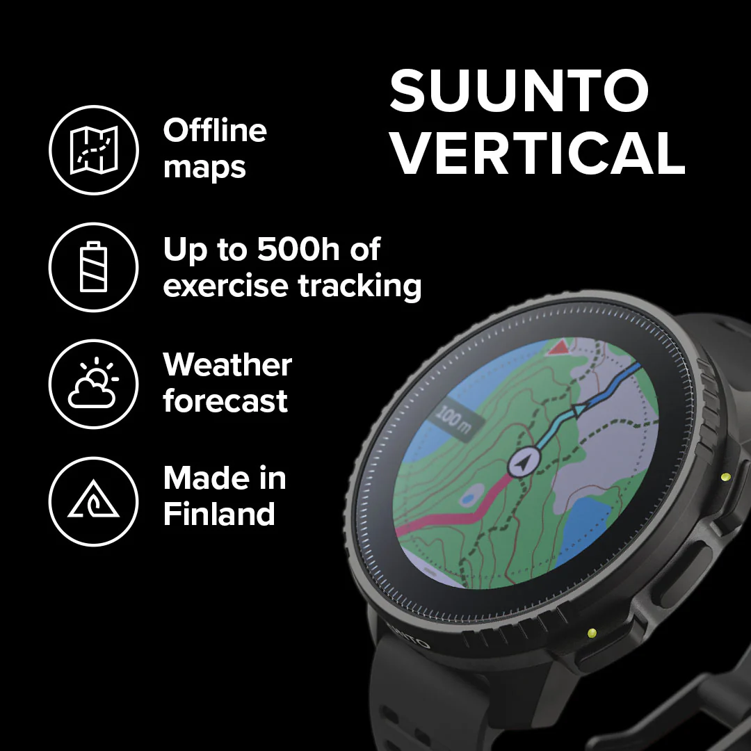 Suunto Watch Vertical All Black Stainless Steel - Image 6