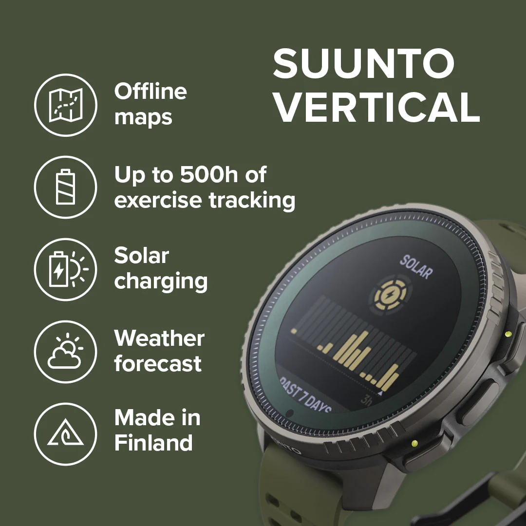 Suunto Watch Vertical Solar Forest Titanium - Image 6