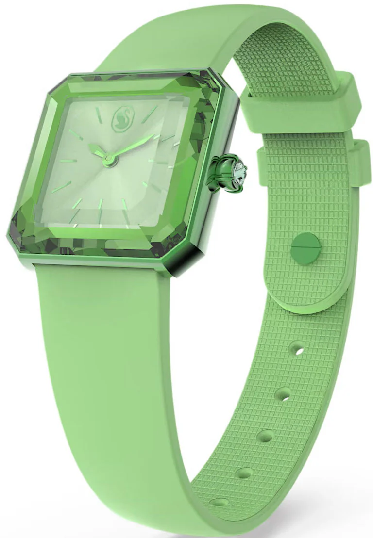 Swarovski Silicone Green Watch - Image 2