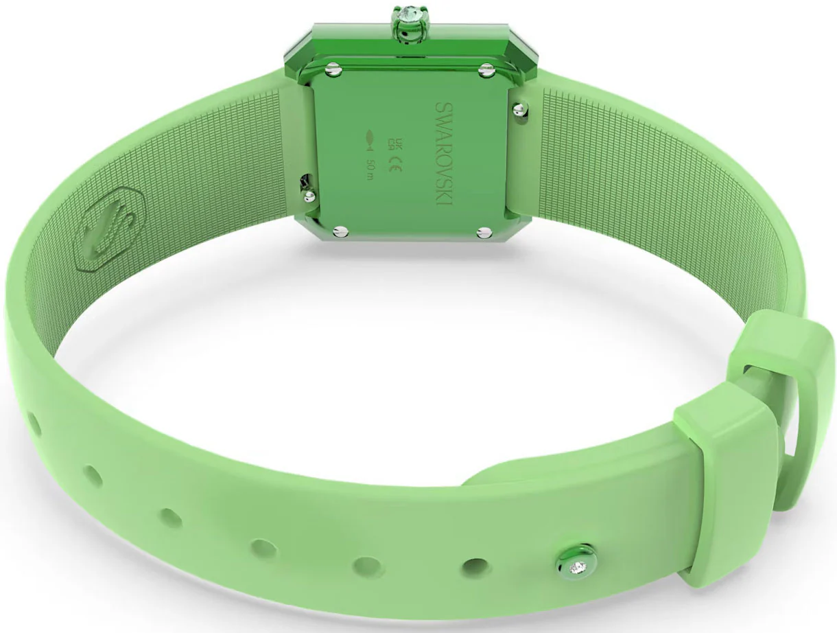 Swarovski Silicone Green Watch - Image 3