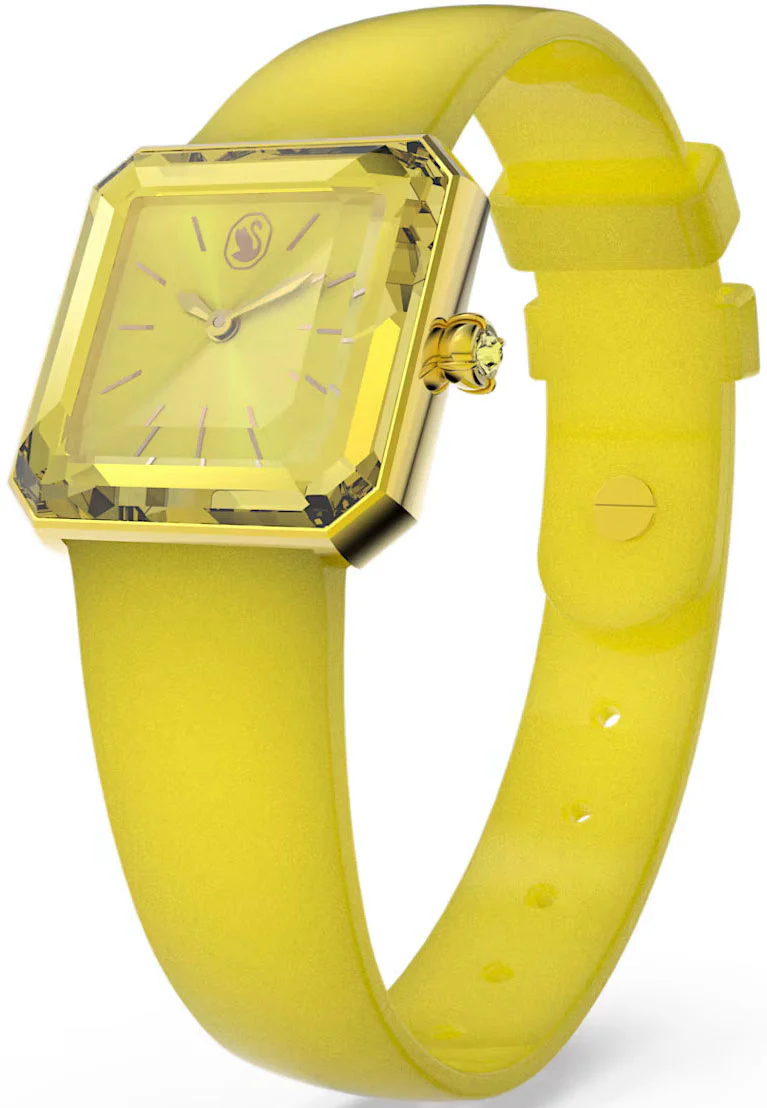 Swarovski Silicone Yellow Watch - Image 2
